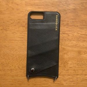 Lightly used bandolier iPhone case. Silver hard wear. In great shape!